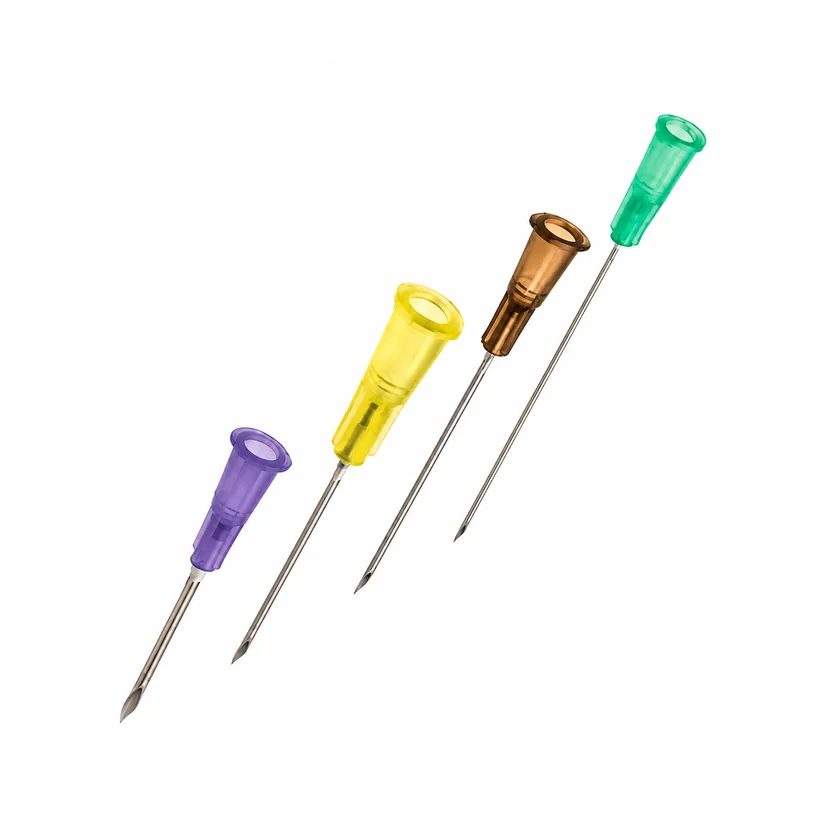 Agujas hipodérmicas de distintos calibres